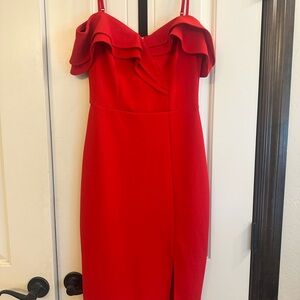 Premier Strapless Red Dress